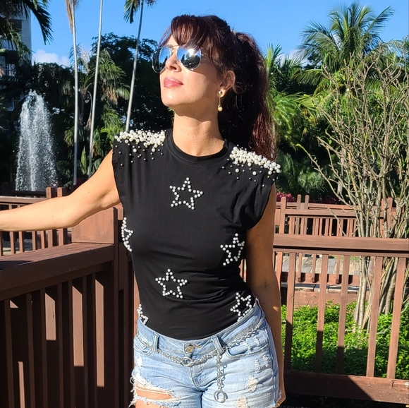 Galactic Star Pearl Shirt - Picture 1 of 7